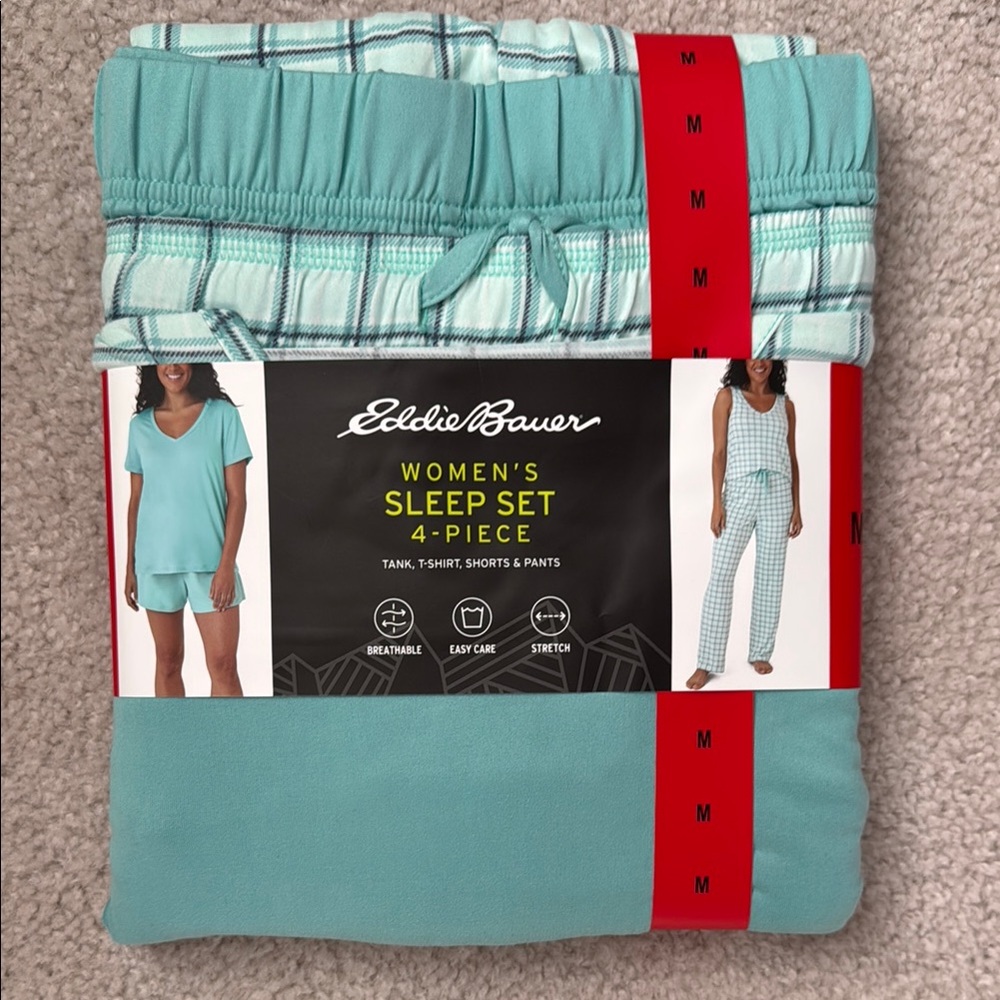 Eddie Bauer Women's Sleep Set - Aqua